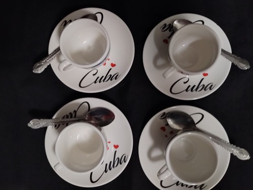 Cuban espresso coffee - cuban, set